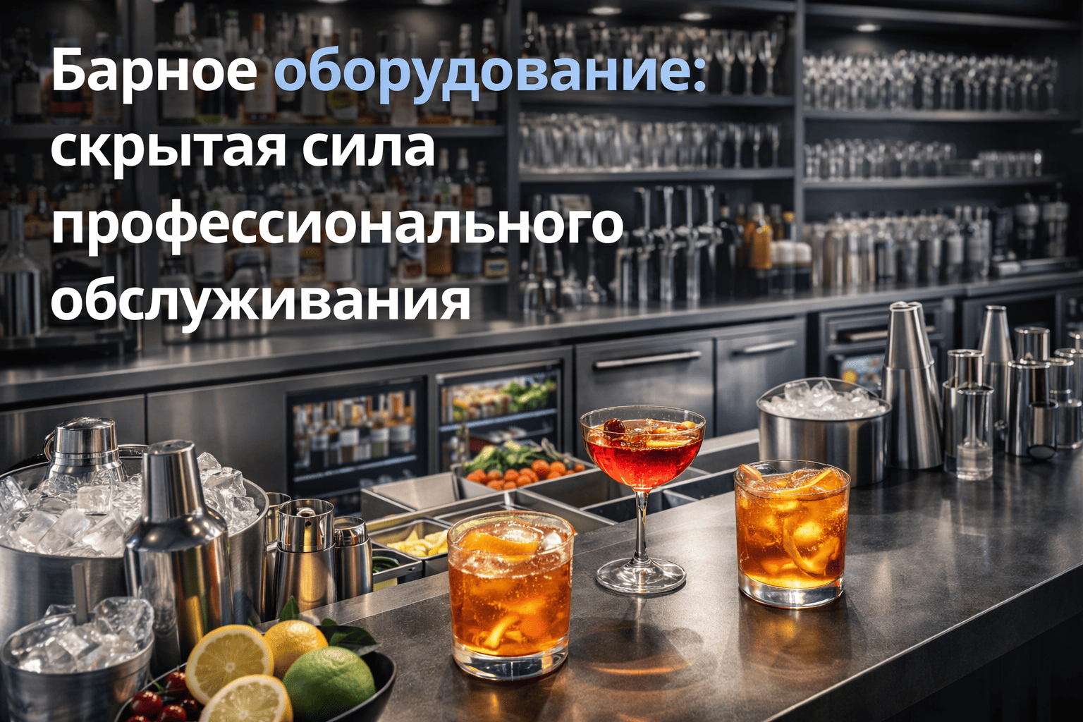 Барное оборудование: скрытая сила профессионального обслуживания